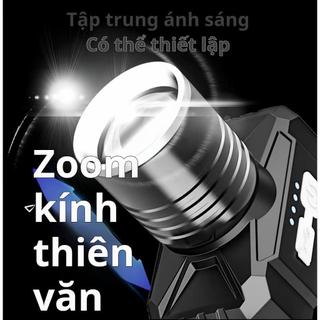 [COD]Đèn pha LED/siêu sáng 4000 lumens/Đèn pin sạc USB/ánh sáng mạnh 3 chế độ ánh sáng KX306