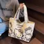 2025 Hoạt Hình Đi Lại Vai Tote HelloKitty Túi Vải Túi Tote Trang Điểm Lưu Trữ Túi Vải Nhỏ Di Động