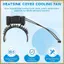 Quạt làm mát nắp tản nhiệt động cơ cho 144001 124019 124018 124016 104001 Tản nhiệt động cơ RC Car 540 550 3650, 1