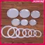 JASMINE 4 Cái / bộ 3 Miếng Đệm Silicon + Bộ Lọc Nhôm Moka Pot Chai Cà Phê Có Thể Thay Thế Bằng 1 / 2 / 3 / 6 / 9 / 12 Cốc Cà Phê JASMINE