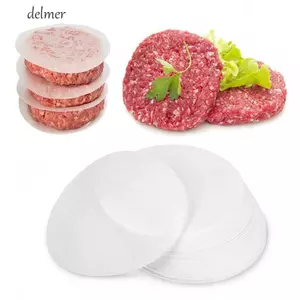 DELMER Kẹo Bọc Giấy Caramel Tờ Cho Burger Press Giấy Chống Dính Lót 4 / 5 / 6 Trong Hamburger Dụng Cụ Làm Bánh