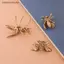 Mini Brass Bee Hình Tượng Đồng Cổ Côn Trùng Để Bàn Trang Trí Nhà Trà Thú Cưng FSI