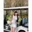Váy trà kiểu Pháp mùa hè 2026 Váy trắng nhỏ cay ngọt ngào nhẹ nhàng eo hẹp chữ A Slim-fit Slimmer Look Seaside Kỳ nghỉ sang trọng