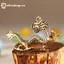 GE Trung Quốc Quái Vật Rồng Tượng Đồng Tượng Đồ Trang Trí Cổ Đồng Thần Thoại Động Vật Thu Nhỏ Trang Trí Nhà Cửa Thủ Công Bộ Sưu Tập VN