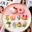 Set Charm Hello Kitty Mùa Hè Biển Xanh Premium – Beach Vacation Kawaii Resin Trang Trí Dép Cute Tropical Summer