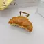 2026 MỚI Vuốt Tóc Hợp Kim Croissant Ngon 8CM Series Thực Phẩm Vuốt Kẹp Bánh Mì Cua Kẹp Tóc Phụ Kiện Tóc Cho Nữ Bé Gái [Mina]