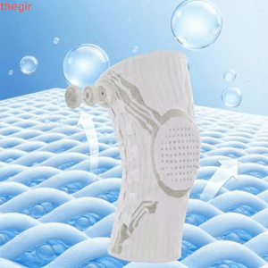 THEGIRL8B Hỗ trợ chung, Unisex có núm Nẹp đầu gối, Phụ kiện thể thao Chống trượt thoáng khí Bảo vệ đầu gối có thể điều chỉnh đi bộ đường dài
