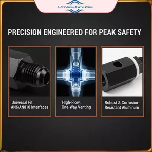 POWER 6AN 8AN 10AN Nam Pin Nhiên Liệu Bình Lăn Van Thông Hơi Nhôm Anodized Pin Nhiên Liệu Thông Hơi Cuộn Trên Van Gắn Bộ Chuyển Đổi Lắp.