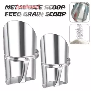 Makapal Kim Loại Muỗng Cơm Dung Tích Lớn Thức Ăn Ngũ Cốc Muỗng Đa Chức Năng Mịn Tay Cầm Tiện Dụng Nhà Bếp Siêu Thị Nông Trại Durab Làm Vườn Dụng Cụ Thiết Thực