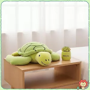 Gối Rùa Xanh Sang Trọng Thú Nhồi Bông Búp Bê Mềm Đệm Cho Phòng Trẻ Em Trang Trí Sofa Nhà 25cm