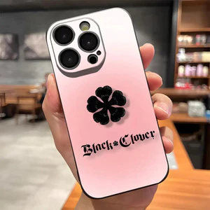 TP-2 B-Black Clover Anime Ốp Lưng Điện Thoại IPhone 17 Pro Max 15 Pro 16 14 Plus 12 13 Mini 11 Pro Vỏ Mềm Chống Sốc