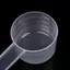 Luckyew 10 Chiếc 40ML 20g Đáy Phẳng Tốt Nghiệp Thìa Đo Có Cân Nhựa Trong Suốt Nhà Bếp Nướng Muỗng Đo Bộ Đồ Ăn TQ