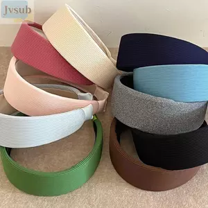Băng Đô Quấn Tóc JVSUB, Băng Đô Dày Màu Kẹo Cực Rộng, Vải Che Đầu Chống Trơn Trượt Vòng Nữ Bé Gái