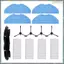 Cho PVCR 6001 IQ Home Aqua Phụ Kiện Thay Thế Phụ Kiện Bàn Chải Bên Chính Hepa Lọc Cây Lau Nhà Vải