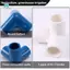 16 Chiếc Nhựa PVC 20 Mm Ống Tee Kết Nối 3 Chiều Khớp Cho Vườn Tưới Tưới Ống Adapter Ống Phần Dụng Cụ