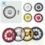 Xe Đạp Gấp Bánh Xe Dễ Dàng Cho Hợp Kim Nhôm Easywheel Siêu Nhẹ Kín Vòng Bi Đẩy Bánh Xe Phụ Kiện Xe Đạp, Đen