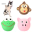 Khỉ Ếch Hình Con Heo Squeaker Thú Cưng Chó Con Nhai Răng Làm Sạch Đồ Chơi Chơi