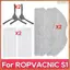 Dành cho ROPVACNIC S1 / Tipdiy G90 / Betboyles V75S / VIPSUN Z1 Bộ lọc bàn chải bên hông Robot hút bụi
