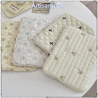 Túi đựng máy tính xách tay ARTISANU, hình nơ hoa vỡ, chống sốc, bảo vệ máy tính bảng 11/13/15 inch