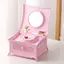 XUAN Cổ Điển Xoay Vũ Công Ballerina Piano Hộp Nhạc Trang Sức Người Tổ Chức Ballerina Gió Lên Hộp Nhạc Lưu Trữ Người Tổ Chức Có Gương VN