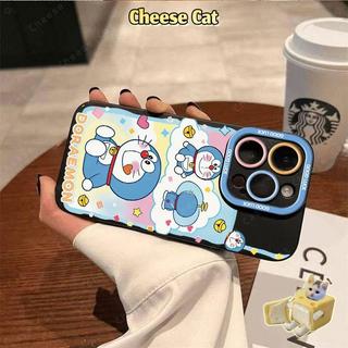 Ốp điện thoại mèo yêu tinh màu xanh dễ thương cho iPhone 17 Pro 16 15 17 14 Plus 13 12 11 Pro Max Xs Max XR 7 8 Plus