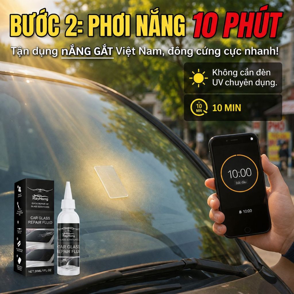 🔥Giá sốc🔥Keo dán sửa chữa vết nứt kính chắn gió ô tô / keo dán sửa chữa kính / keo dán hàn kính ô tô/Bộ dụng cụ sửa chữa kính chắn gió ô tô / dung dịch sửa chữa vết nứt kính