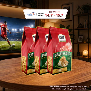 Chà bông Ponnie Heo sạch gói x 100gr