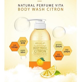 Sữa Tắm Around Me Nước Hoa Trắng Da Hương Cam (Hàn Quốc) Welcos Around me body wash citron 500ml