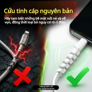 【Chống Đứt Cáp】JMY Ốp Bảo Vệ Cáp Sạc Silicone Cách Điện Chống Đứt / Bảo Vệ Dây Cáp / Ốp Silicone / Chống Đứt / Dây Sạc / Cho Điện Thoại