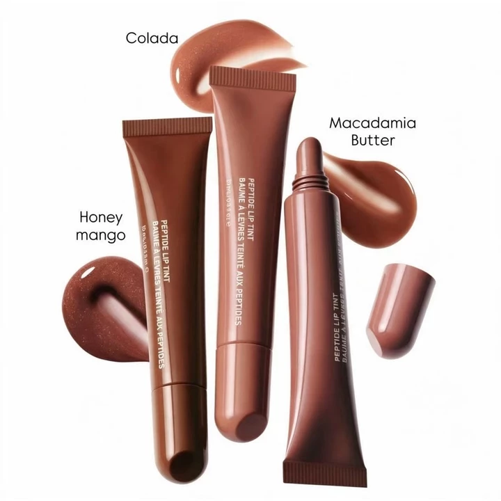 Hailey Peptide Lip Tint Lip Gloss Macadamia Butter / Colada / Mật Ong Xoài Dưỡng Ẩm Son Dưỡng Môi Thủy Tinh Lâu Dài Son Glow Lip Makeup