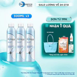 Combo 3 Chai Nước khoáng dưỡng da ẩm mượt mịn màng Bio-Essence Bio-Water Water Energizing 300ml
