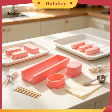 Huluboy| Bộ dụng cụ làm bánh Pop có thể tái sử dụng Khuôn nướng bánh hình bầu dục Diy Bộ khuôn Pop – Khuôn nướng bánh Pla bền cho bữa tiệc sinh nhật Đám cưới Dụng cụ tráng miệng hoàn hảo để tự làm dễ 
