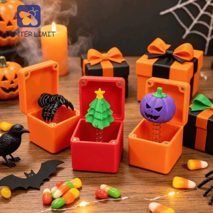 POINTER GIỚI HẠN Hộp quà gây phiền nhiễu Halloween, Hộp quà tặng Prank thú vị in 3D mới lạ, Món quà trang trí bàn làm việc ngộ nghĩnh độc đáo Số 67