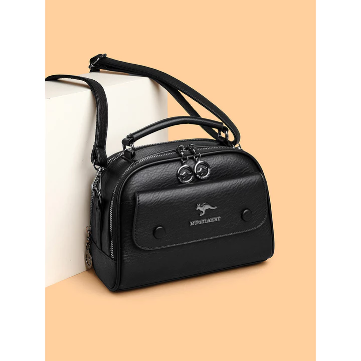 Women's Minimalist Genuine Leather Handbag – 4