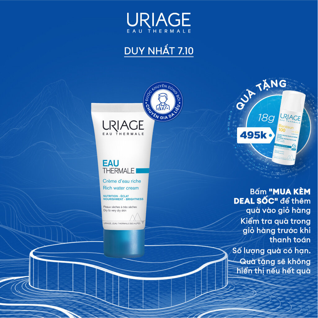 Dưỡng ẩm khoáng chuyên sâu dạng kem URIAGE EAU THERMALE CRÈME D'EAU 40ml