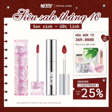 COMBO 2 son Merzy Water Fit Blur Tint 3.7g + Merzy The Glam Mellow Tint 4g