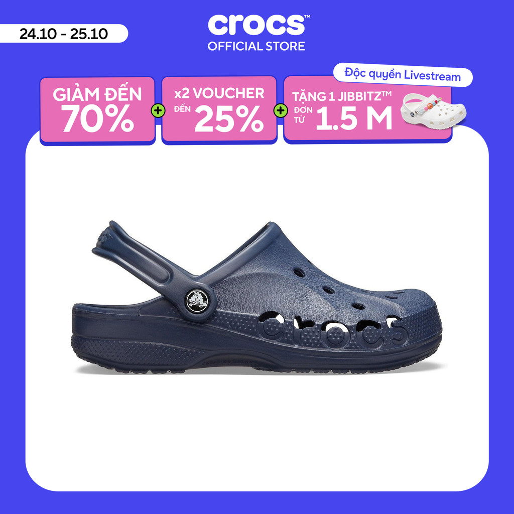 Giày Clog Unisex Crocs Baya - Navy - 10126-410