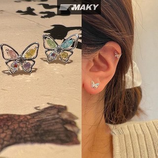 Newwellknownepic Cutout Zircon Pha Lê Bông Tai Nữ Bé Gái Tiệc Cưới Mới Mỹ Món Quà Trang Sức VN