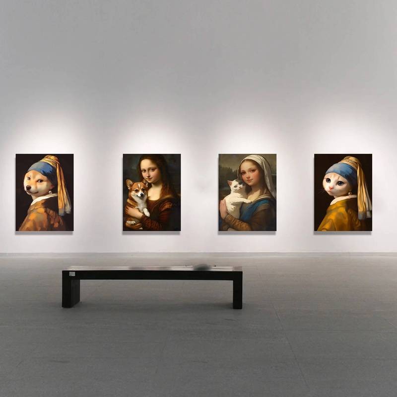 Regal Tranh Cổ Điển Canvas Baroque Cung Điện Thần Thoại Cảnh Trong Dầu Phong Phú Như Nghệ Thuật Trang Trí Tường Nhà Canvas Poster