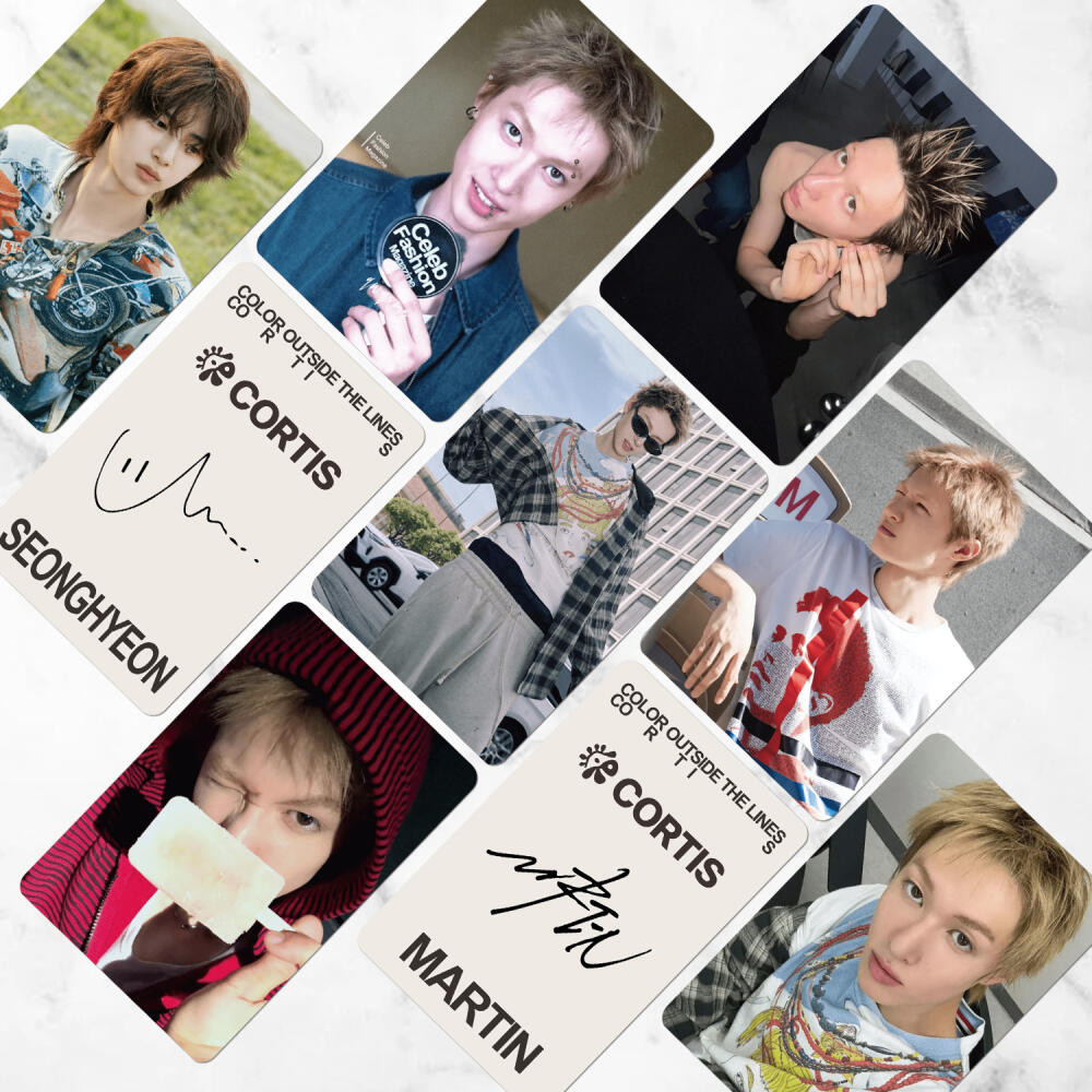 ENWEI 55 Chiếc CORTIS Selfie Photocards Lomo Cards Kpop Boy Band Người Hâm Mộ Sưu Tập Ba Chiều Hàng Hóa Bộ Quà Tặng Dành Cho Người Hâm Mộ