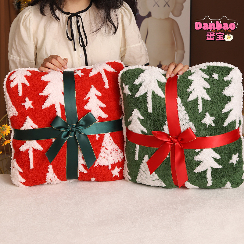 ((DANBAO) Quà tặng Giáng sinh trong Truyện cổ tích Đồ chơi sang trọng Gối ông già Noel dễ thương Cây thông Noel Chất liệu nai sừng tấm Quà tặng mềm cho bạn bè Quà tặng Giáng sinh Đồ chơi DANBAO