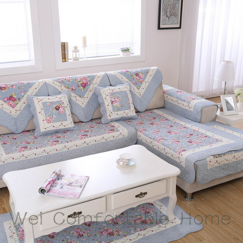 Cotton Quilted In Sofa Đệm Chống Trơn Trượt Vải Cực Dày Mục Vụ Bốn Mùa Đa Năng Sofa Khăn