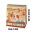 GETVOW Lịch Mini, Cuộn Capybara / Panda 2026 Lịch Để Bàn, Hoạt Hình Để Bàn Trang Trí Hàng Ngày Người Lập Kế Hoạch Quà Tặng