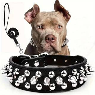 Dây Xích Thú Cưng Chó Lớn Đạn Đinh Tán Cổ Áo Punk Cổ Chó Vận Chuyển Nhanh