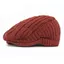 MERIGGIARE Newsboy Beret, Mũ beanie dệt kim ấm áp màu trơn, Mũ beanie lót lông cừu thoáng khí thời trang dành cho nam nữ