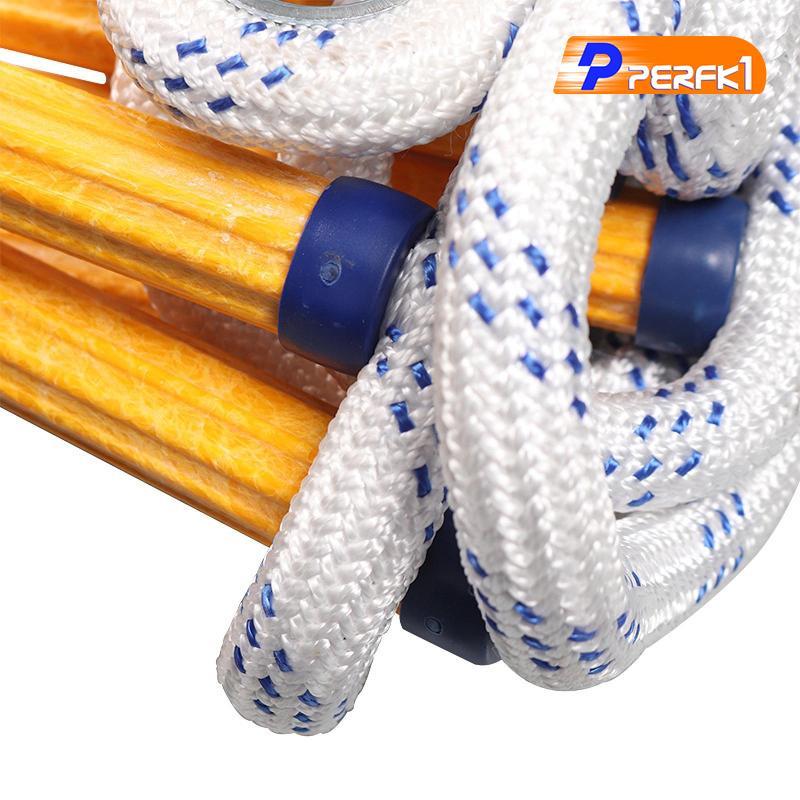 Thang thoát hiểm 16ft, thang dây bền có móc để thoát hiểm an toàn trong trường hợp khẩn cấp