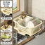 Giá Úp Bát Đĩa Kèm Khay Hứng Nước DINOHOME, Giá Để Bát Đũa Để Bàn Chất Liệu Nhựa ABS Cao Cấp Chịu Lực Tốt