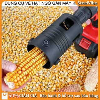 Phụ Kiện Tách Hạt Ngô  Gắn Máy Khoan, Dụng Cụ Nông Nghiệp Thông Minh, Đập Ngô Nhanh Chóng