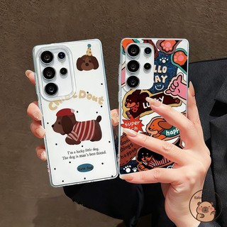 Dành Cho OPPO Find X8 X8S Pro Ultra Plus A15 A15S A92 A72 A52 A9 A5 A31 A5S A3S A12 A12S A12E R17 F11 F7 Ốp Điện Thoại Dachshund Chó Con Chấm Bi Nhãn Vỏ Hoạt Hình