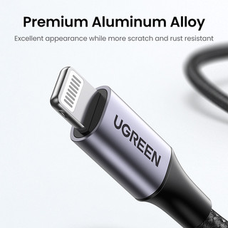 Cáp Sạc Nhanh UGREEN USB-C to L đạt MFi  - US304